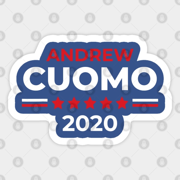 New York Governor Andrew Cuomo Sticker by DAN LE